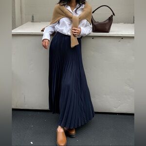 Jenni Kayne Pleated Midi Skirt